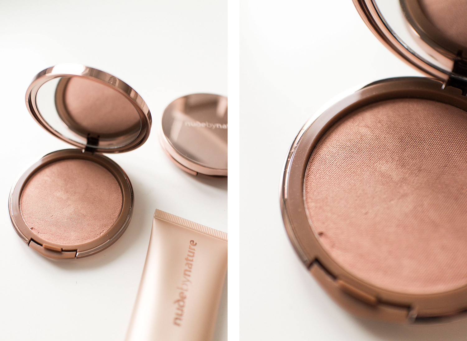 Nude by Nature Christmas Collection Set Review: Sheer Light Pressed Illuminator 