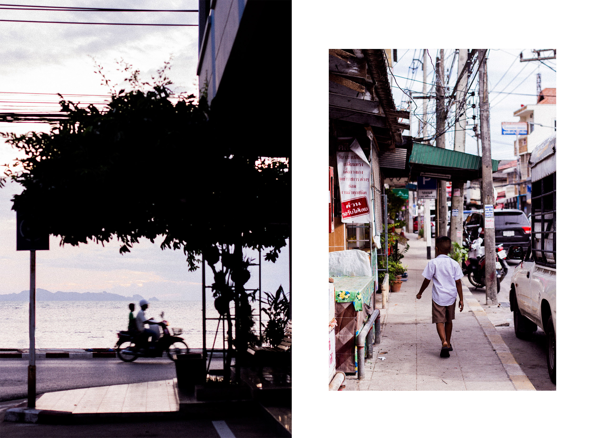 on the streets of Koh Samui