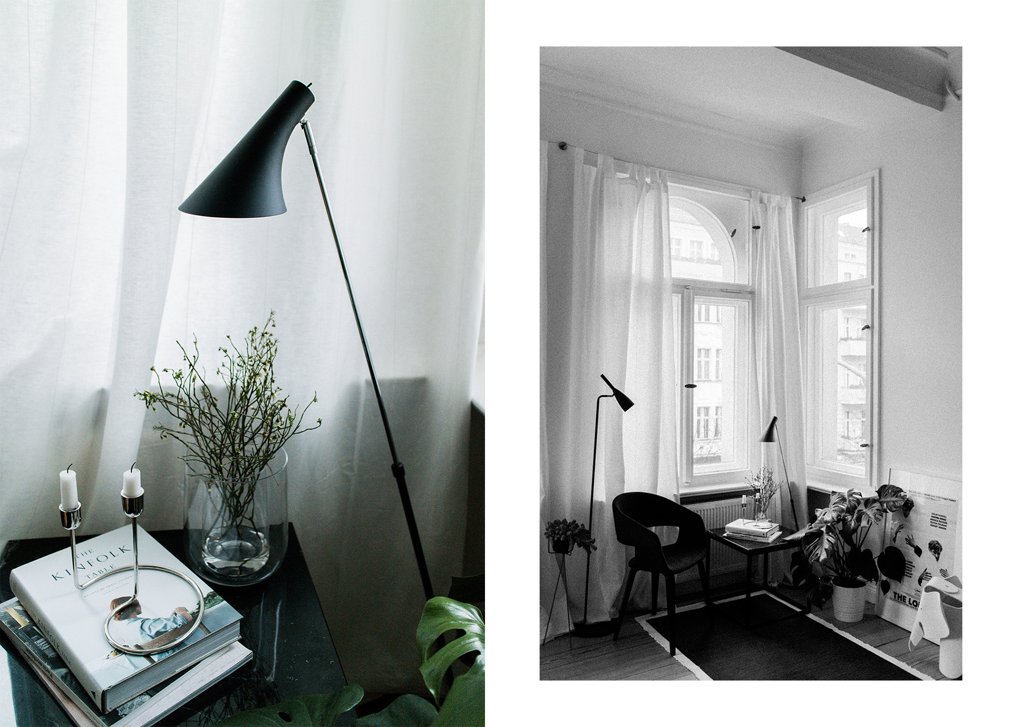 Reading Corner - Berlin Altbau Apartment Interior Inspiration / IheartAlice.com