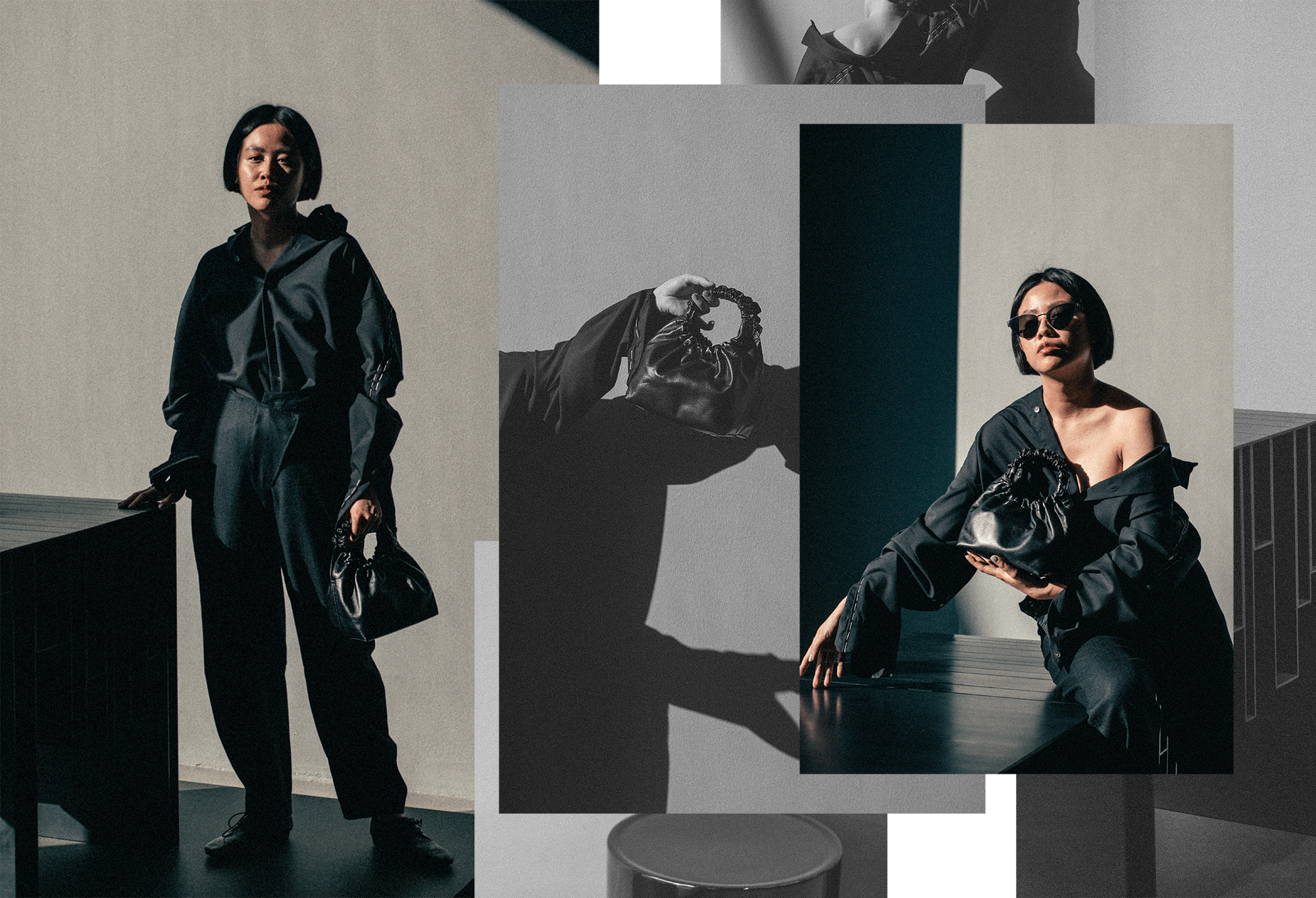 OAMC Shirt, The Row Double Circle Leather Bag, Roberta Furlanetto Trousers, Marsèll Lace-up Shoes, Mykita Eartha Shades / iHeartAlice.com - Alice M. Huynh x Andreas Murkudis - Travel, Lifestyle & Fashion