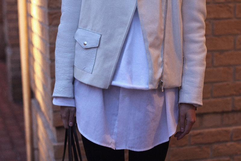 IHEARTALICE - Fashion & Travel-Blog by Alice M. Huynh from Germany: All Black Everything Look wearing White Sandro Leather Jacket
