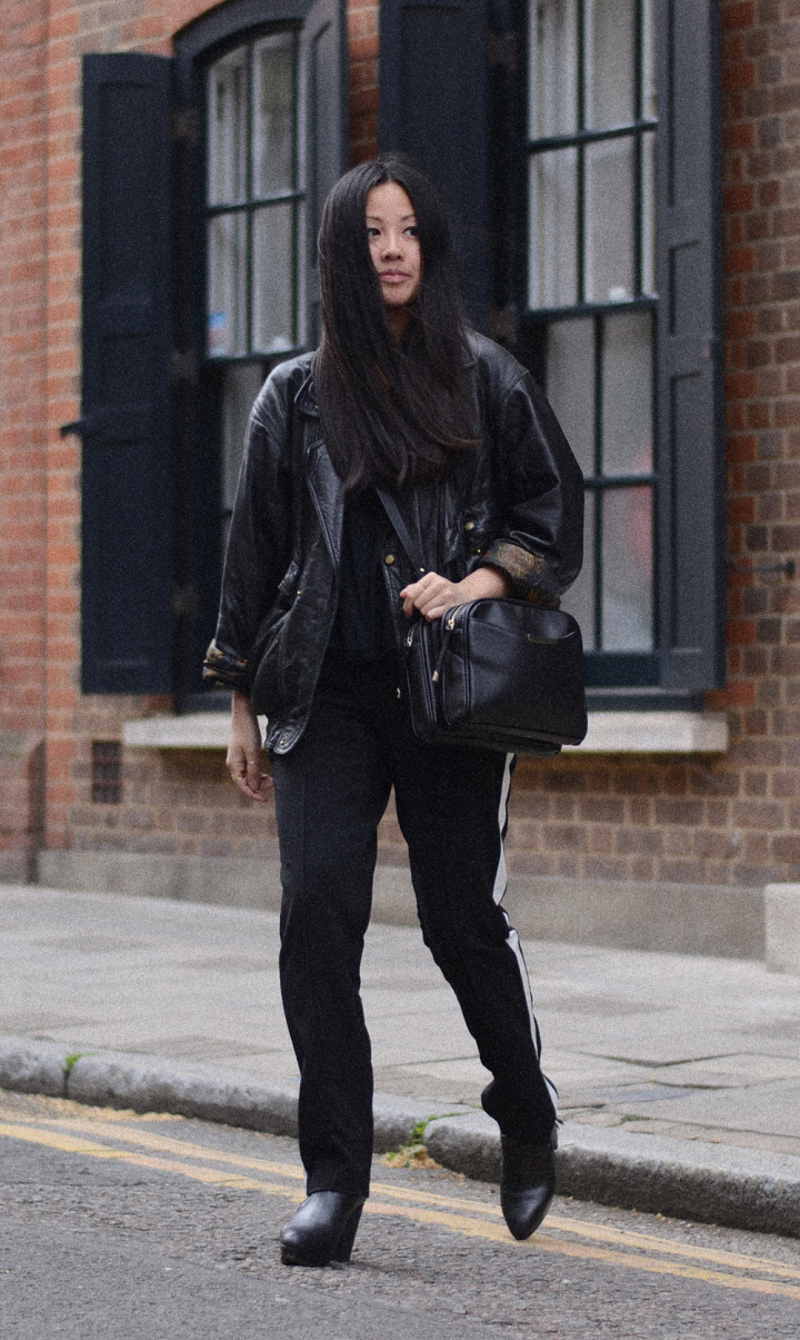 IHEARTALICE – Fashion & Travel-Blog by Alice M. Huynh from Germany: OOTD – Outfit of the Day wearing Vintage Leather Jacket & Acne Studios Boots