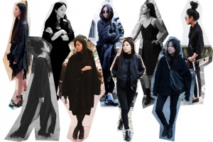 IHEARTALICE.DE – Fashion & Travel Blog: All Black Everything Look wearing Bomberjacket, Woolcoat, Sherling Coat, Acne Studios Boots, Leatherjacket, Black Leather Dress