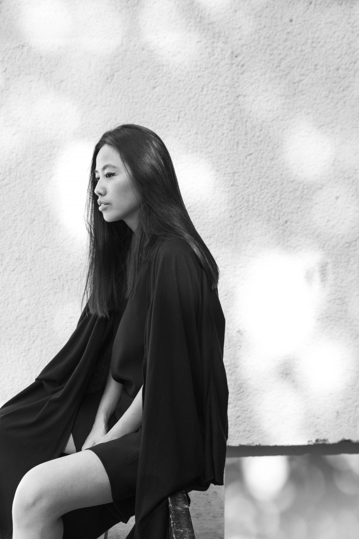 I HEART ALICE – Fashionblog from Germany: Alice M. Huynh wearing Karl Lagerfeld black Jumpsuit, Maison Martin Margiela Tabi Boots, Yohji Yamamoto Cardigan