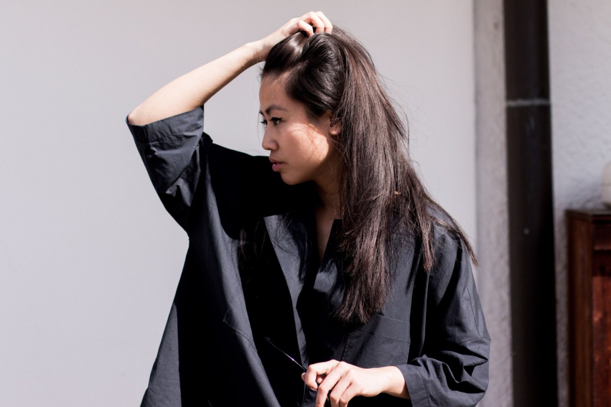 IHEARTALICE – Travel, Lifestyle & Fashion-Blog from Berlin/Germany by Alice M. Huynh: Odeeh Blouse, Alice M. Huynh Pleated Trousers, Saint Laurent Paris Black Stamped Lizard Boots, Rodenstock Shades, &OtherStories Leather Bag.