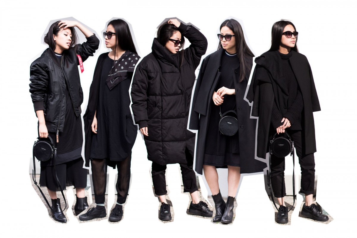 IHEARTALICE.DE - Travel, Food, Lifestyle and Fashion-Blog from Berlin/Germany by Alice M. Huynh: All Black OOTD wearing Maison Martin Margiela Wool Coat, Weekday Turtleneck Dress, COS Silk Pants, Alexander Wang Knit Scarf, Alexander Wang Brenda Leather Bag, Maison Martin Margiela Arabesque Velvet Tabi Boots, Malaika Raiss x VIU Shades in rosé / Androgynous Chic