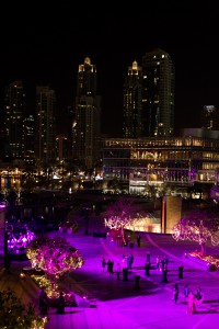 Dubai Downtown by Night