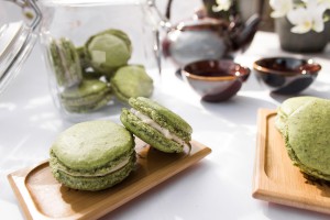 Matcha Macarons Rezept