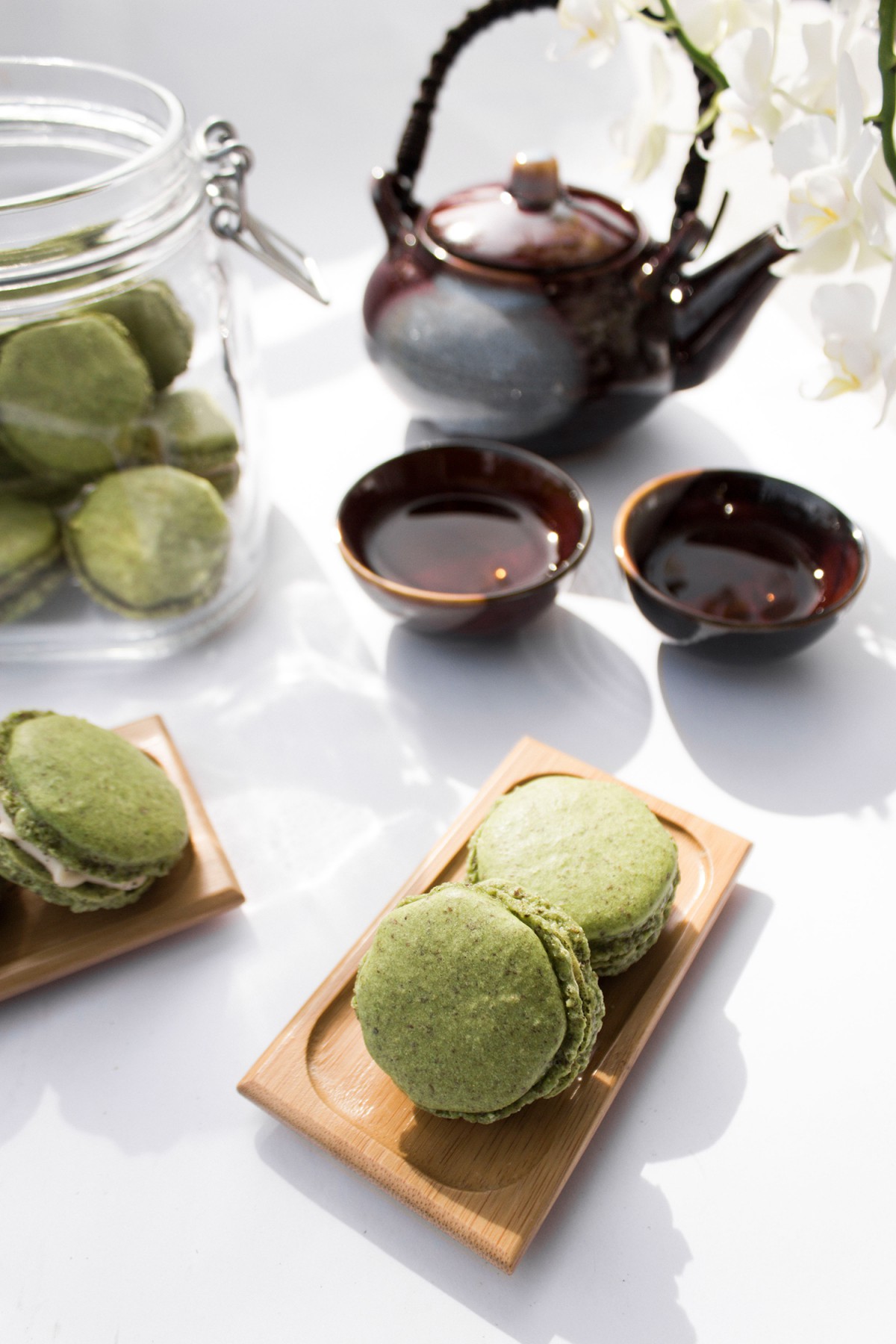 Matcha Macarons Rezept