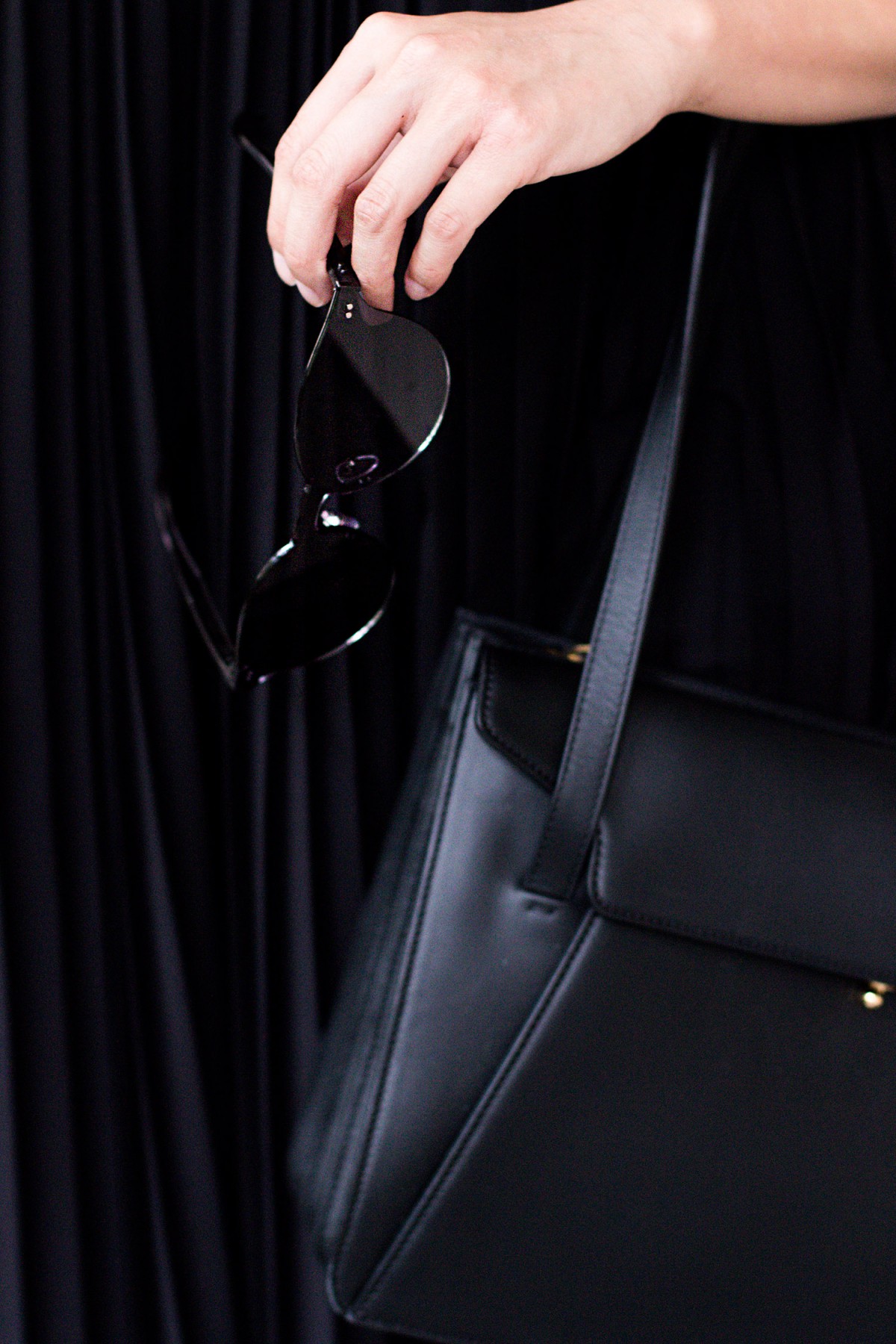 Pleated Dress by &OtherStories / All Black Everything Looks