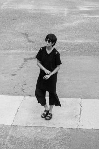 Maison Margiela Tshirt Dress & Yohji Yamamoto Silk Culottes / IheartAlice.com