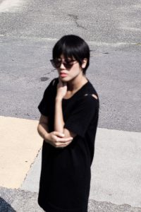 Maison Margiela Tshirt Dress & Yohji Yamamoto Silk Culottes / IheartAlice.com