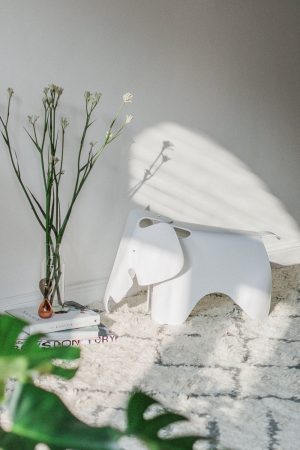 Beni Ourain Carpet & Eames Elephant Chair - Skandinavian Interior Inspiration by IheartAlice.com / Travel & Lifestyleblog