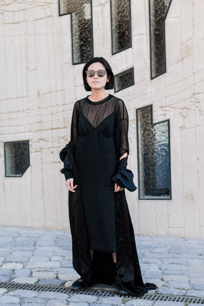 Comme des Garcons Tricot Vintage Lingerie Dress - All Black Everything by IheartAlice.com
