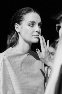 Michael Sontag S/S 18 Backstage Impressions during Berlin Fashion Week / MBFW Berlin Before The Show Shots by Alice M. Huynh / iHeartAlice.com