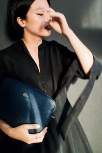 Max&Co Dress + Lacoste Chantaco Pique Leather Bag / iHeartAlice.com - Travel, Lifestyle & Style Blog