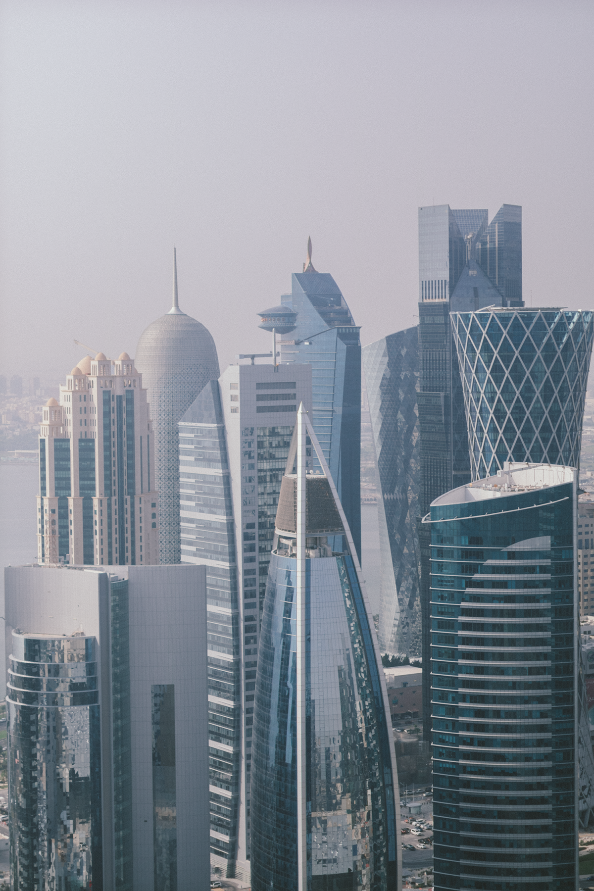 A Quick Guide To Qatar + Travel Video / Helipad View from Shangri-La Hotel Doha - The Skyline of Doha / Travel Diary & Guide by Alice M. Huynh - iHeartAlice.com