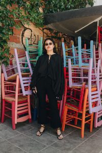 Arket Cotton Blouse & Leather Strap Sandals / All Black Everything Look by Alice M. Huynh - iHeartAlice.com Lifestyle & Travelblog