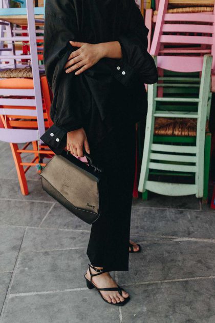 Arket Cotton Blouse & Leather Strap Sandals / All Black Everything Look by Alice M. Huynh - iHeartAlice.com Lifestyle & Travelblog