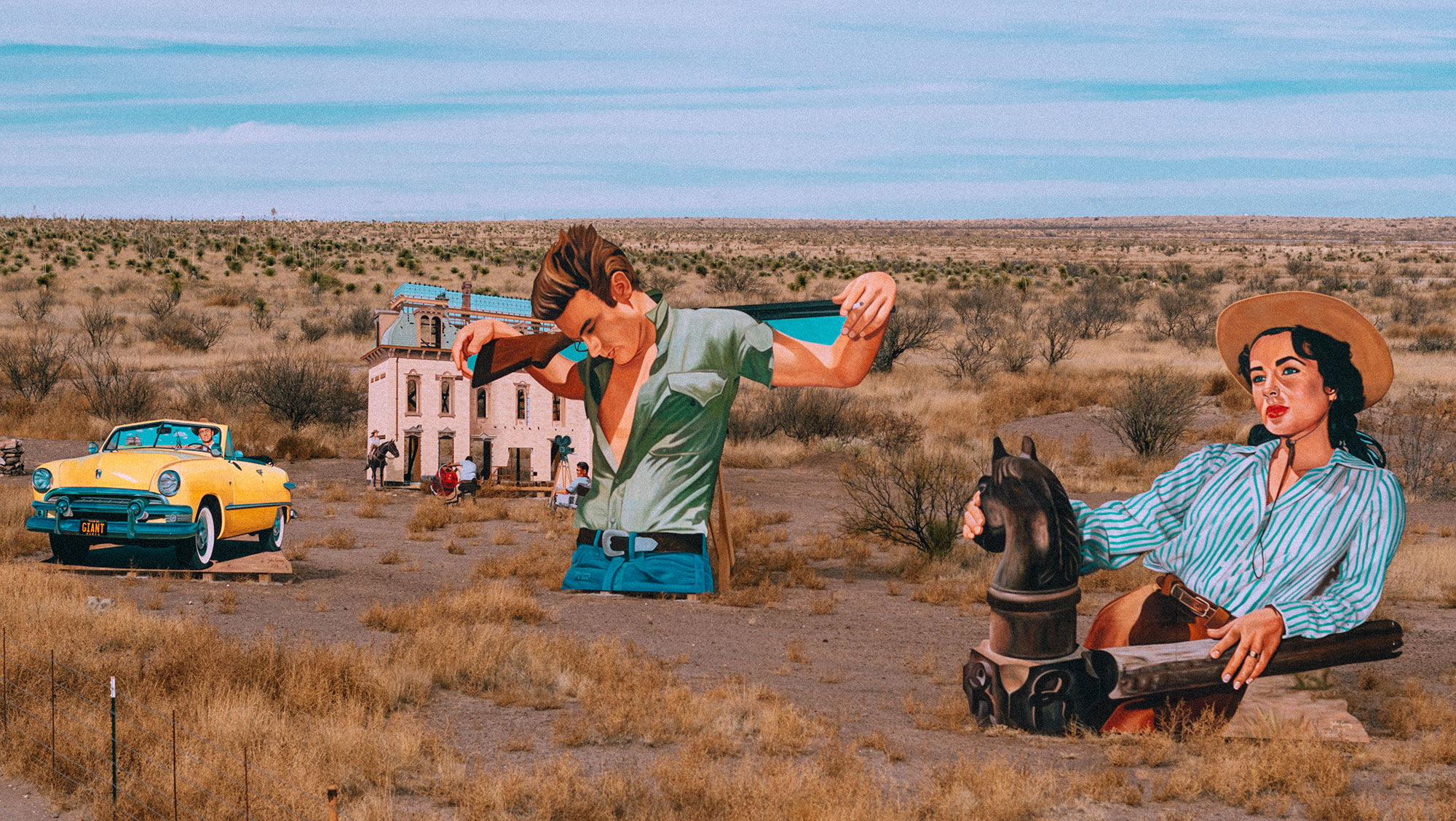 James Dean 'Giant' Mural Highway Art in Marfa, Texas / Travel, Lifestyle & Foodblog by Alice M. Huynh – Travel Texas