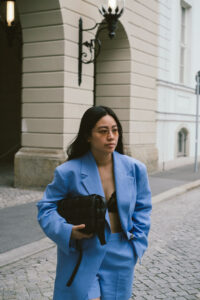 Summer Suiting in Cotton Hemp & Bottega Veneta Padded Cassette Bag / Asics x Vivienne Westwood Sneakers – Berlin Travel, Lifestyle & Fashionblog by Alice M. Huynh – iHeartAlice.com