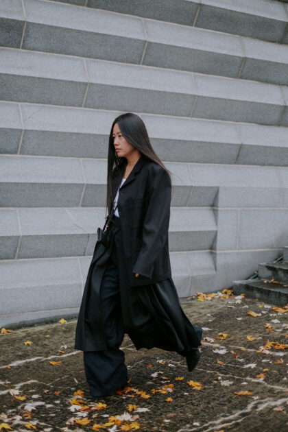 Yohji Yamamoto Skirt & Uniqlo U Workwear Jacket / Oversize Layering Look by iHeartAlice.com - Berlin based Travel, Lifestyle & Fashionblog by Alice M. Huynh