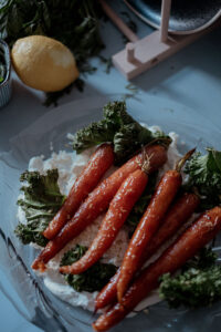Honey Glazed Carrots on Greek Yoghurt with Feta Recipe / Einfache Rezepte: Honig Glasierte Karotten auf griechischen Joghurt mit Feta - Recipe by Berlin based Travel, Lifestyle & Food Blog iHeartAlice.com - by Alice M. Huynh